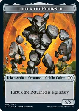 Tuktuk the Returned Token (28) [Double Masters]