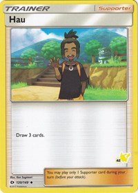 Hau - 120/149 (#42 Pikachu Stamped) (120/149) [Battle Academy]