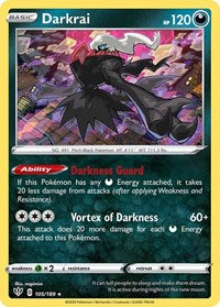 Darkrai - 105/189 (105/189) [Deck Exclusives]