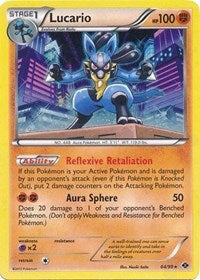 Lucario - 64/99 (Cosmos Holo) (064/099) [Blister Exclusives]