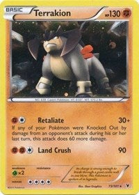 Terrakion - 73/101 (Cosmos Holo) (073/101) [Blister Exclusives]