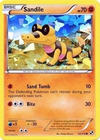 Sandile - 63/114 (Cracked Ice Holo) (063/114) [Miscellaneous Cards and Products]