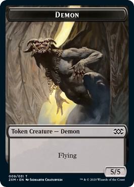 Demon // Marit Lage Double-Sided Token (9 // 11) [Double Masters]