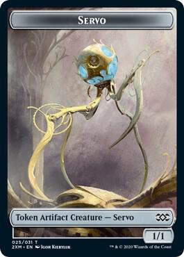 Servo // Shapeshifter Double-Sided Token (25 // 2) [Double Masters]