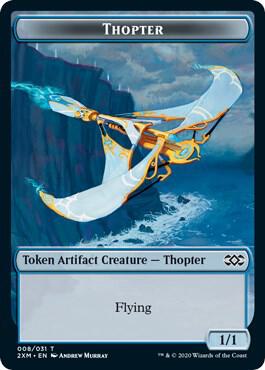 Thopter (008) // Wurm (030) Double-Sided Token (8 // 30) [Double Masters]