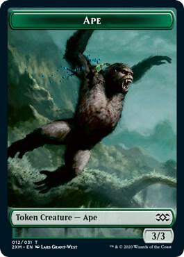Ape // Beast Double-Sided Token (12 // 13) [Double Masters]