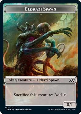 Eldrazi Spawn // Myr (007) Double-Sided Token (1 // 7) [Double Masters]