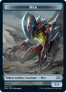 Myr (007) // Shapeshifter Double-Sided Token (7 // 2) [Double Masters]