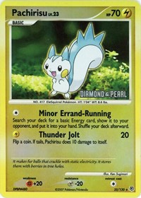 Pachirisu - 35/130 [Diamond & Pearl] (035/130) [Burger King Promos]