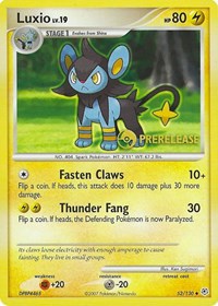 Luxio - 52/130 (Prerelease) (52/130) [Nintendo Promos]