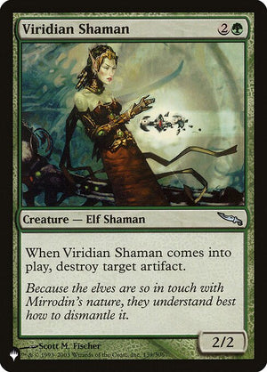 Viridian Shaman (MRD-139) [The List]