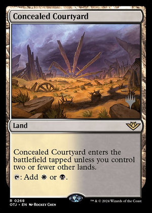 Concealed Courtyard (268p) [Outlaws of Thunder Junction Promos]