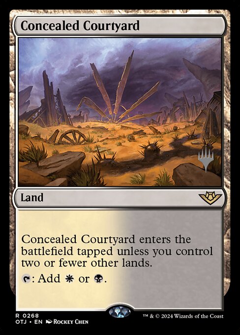 Concealed Courtyard (268p) [Outlaws of Thunder Junction Promos]