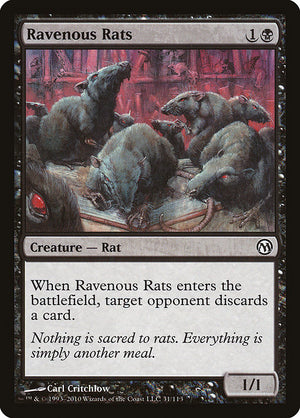 Ravenous Rats (31) [Duels of the Planeswalkers]