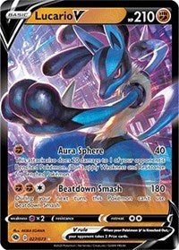 Lucario V (27/73) [Champions Path]