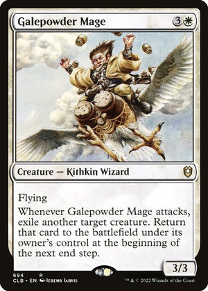 Galepowder Mage (694) [Commander Legends: Battle for Baldur's Gate]