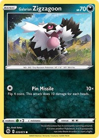 Galarian Zigzagoon (35/73) [Champions Path]