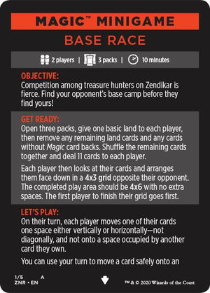 Magic Minigame: Base Race (1) [Zendikar Rising]