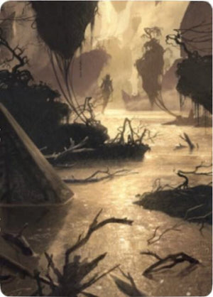 Murkwater Pathway Art Card (26) [Zendikar Rising Art Series]
