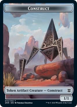 Construct // Illusion Double-Sided Token (10 // 6) [Zendikar Rising]