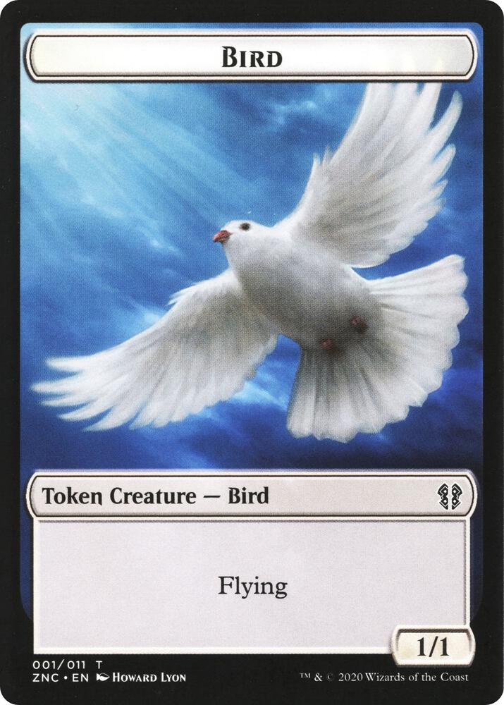 Bird // Kor Ally Double-Sided Token (1 // 2) [Zendikar Rising Commander]