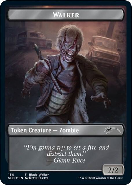 Walker (Blade Walker // Winslow) Double-sided Token (150) [Secret Lair Drop]