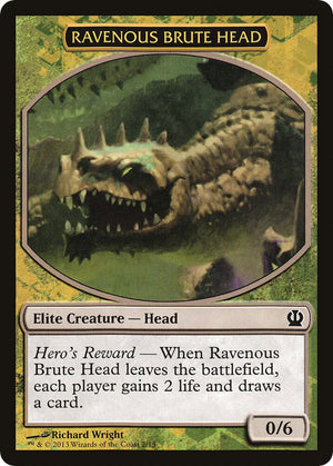 Ravenous Brute Head (2) [Hero's Path Promos]