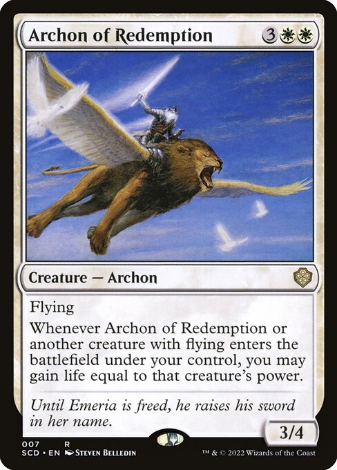 Archon of Redemption (7) [Starter Commander Decks]