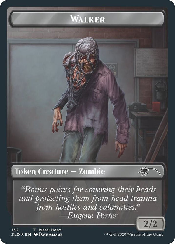 Walker (Metal Head // Treasure) Double-sided Token (152) [Secret Lair Drop]