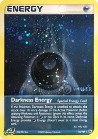 Darkness Energy (Special) - 93/109 (Cosmos Holo) [Winner] (93/109) [League and Championship Cards]