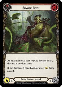 Savage Feast (Red) (WTR014) [Welcome to Rathe (Unlimited)]
