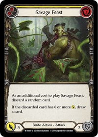 Savage Feast (Yellow) (WTR015) [Welcome to Rathe (Unlimited)]