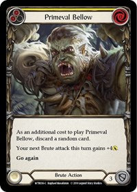 Primeval Bellow (Yellow) (WTR036) [Welcome to Rathe (Unlimited)]