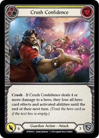 Crush Confidence (Yellow) (WTR064) [Welcome to Rathe (Unlimited)]