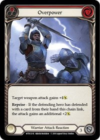 Overpower (Red) (WTR123) [Welcome to Rathe (Unlimited)]