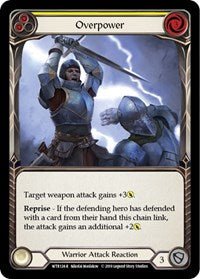 Overpower (Yellow) (WTR124) [Welcome to Rathe (Unlimited)]