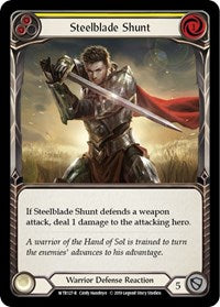 Steelblade Shunt (Yellow) (WTR127) [Welcome to Rathe (Unlimited)]