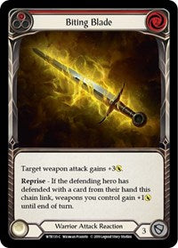 Biting Blade (Red) (WTR135) [Welcome to Rathe]