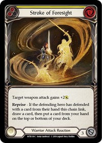 Stroke of Foresight (Yellow) (WTR139) [Welcome to Rathe (Unlimited)]
