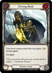 Driving Blade (Yellow) (WTR145) [Welcome to Rathe]