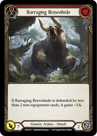 Barraging Brawnhide (Red) (WTR176) [Welcome to Rathe]