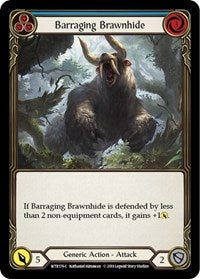 Barraging Brawnhide (Blue) (WTR178) [Welcome to Rathe (Unlimited)]