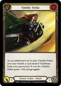 Nimble Strike (Yellow) (WTR186) [Welcome to Rathe (Unlimited)]