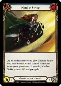 Nimble Strike (Blue) (WTR187) [Welcome to Rathe (Unlimited)]