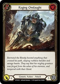 Raging Onslaught (Yellow) (WTR189) [Welcome to Rathe (Unlimited)]