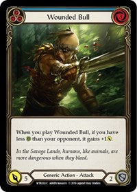 Wounded Bull (Blue) (WTR202) [Welcome to Rathe (Unlimited)]