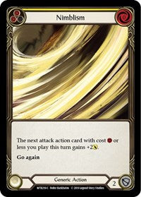 Nimblism (Yellow) (WTR219) [Welcome to Rathe (Unlimited)]