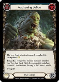 Awakening Bellow (Blue) (RNR024) [Hero Deck Rhinar]