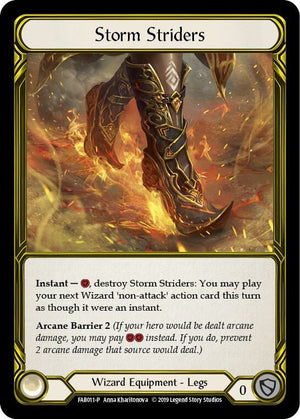 Storm Striders (Golden) -  FAB011 [Flesh and Blood Promo Cards]