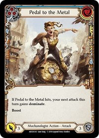 Pedal to the Metal (Blue) (ARC013) [Arcane Rising (Unlimited)]